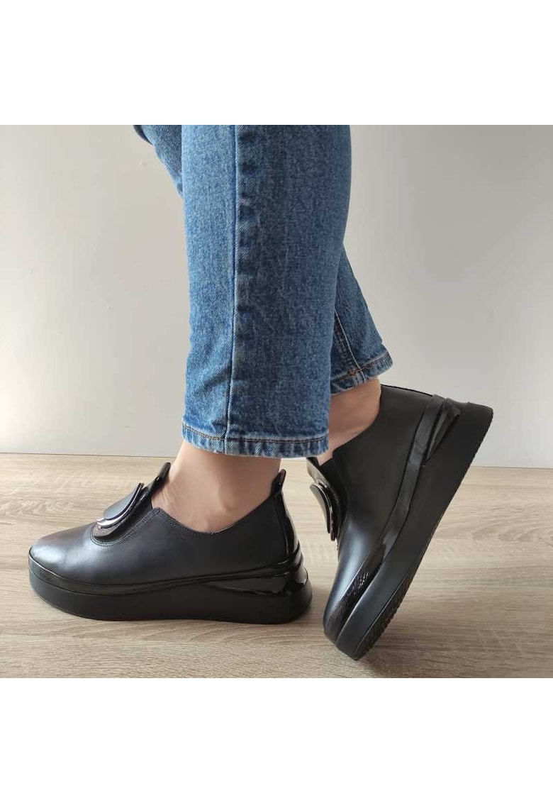 Pantofi Casual Dama 061 2450 Negri - Black - Negru