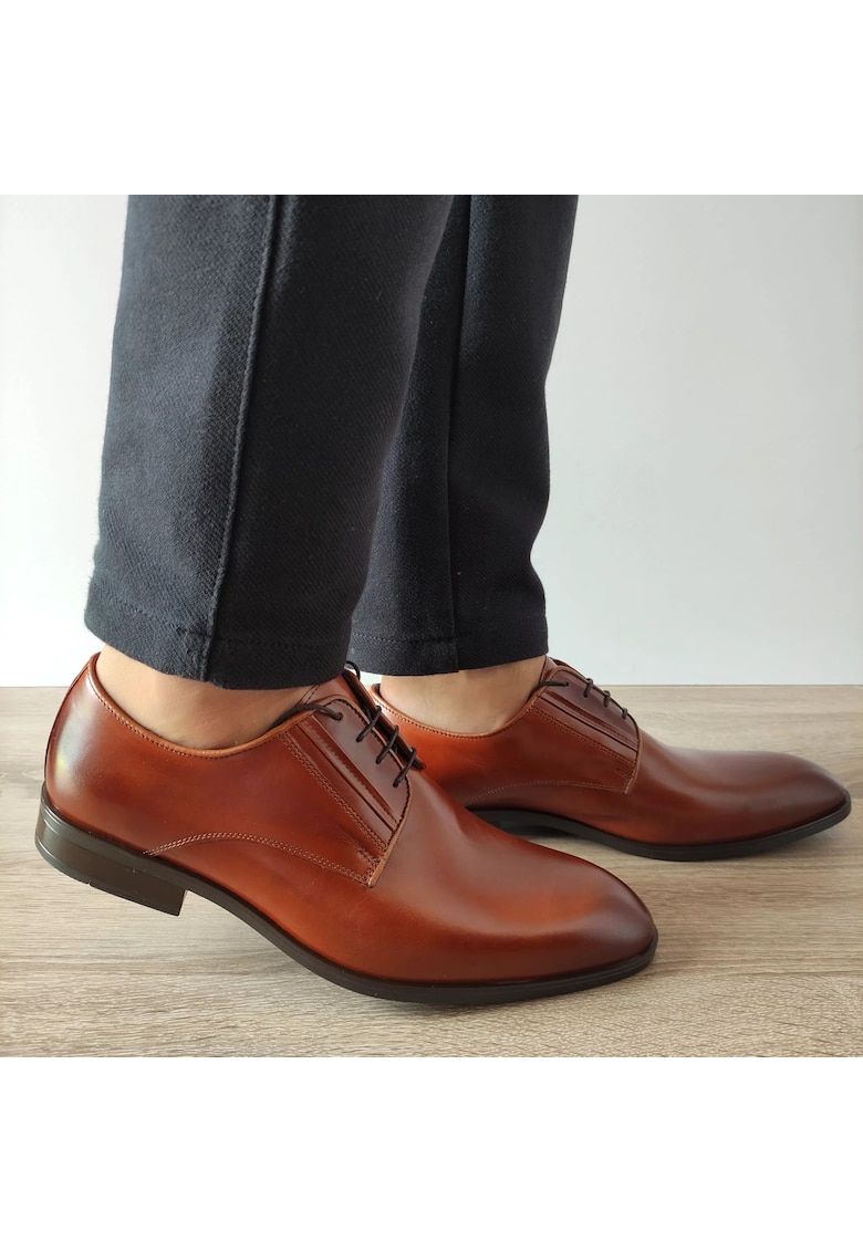 Pantofi Eleganti Barbati A140-1946 Maro Coniac - Maro Coniac - Maro deschis