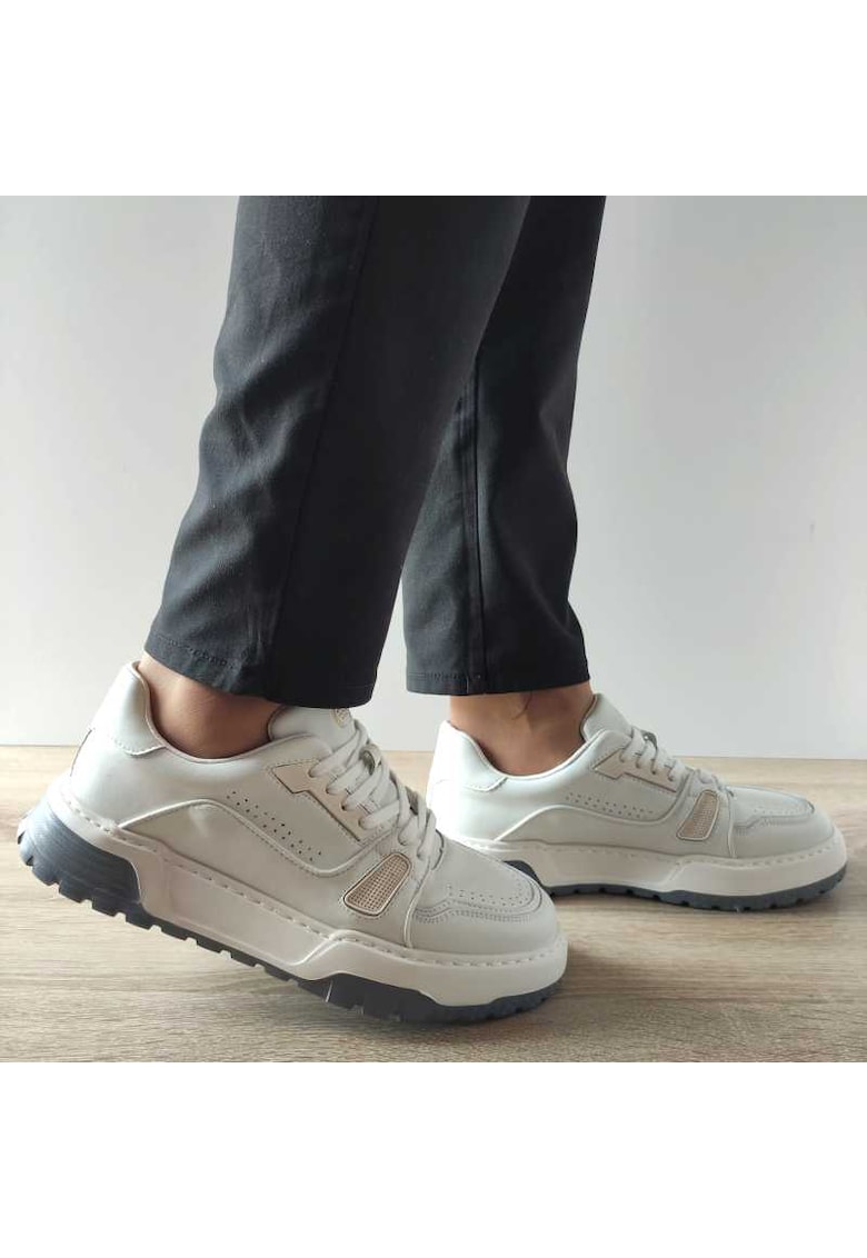 Pantofi Barbati 1187 Albi - White