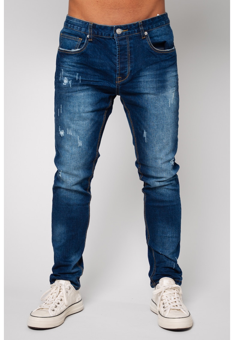 Blugi lungi din denim Dark Blue II 14529