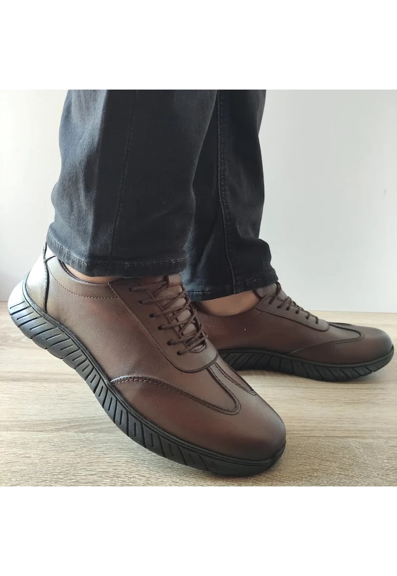 Pantofi Casual Barbati B64-2450 Maro - Brown