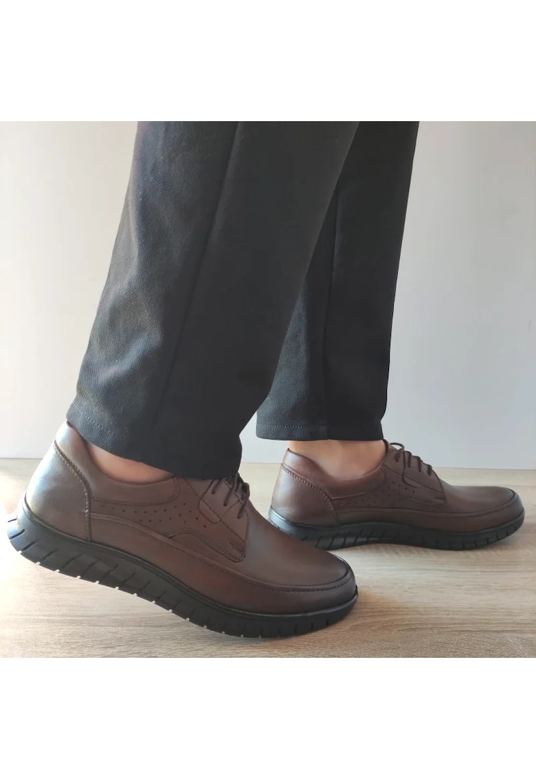 Pantofi Casual Barbati B64-3640 Maro - Brown