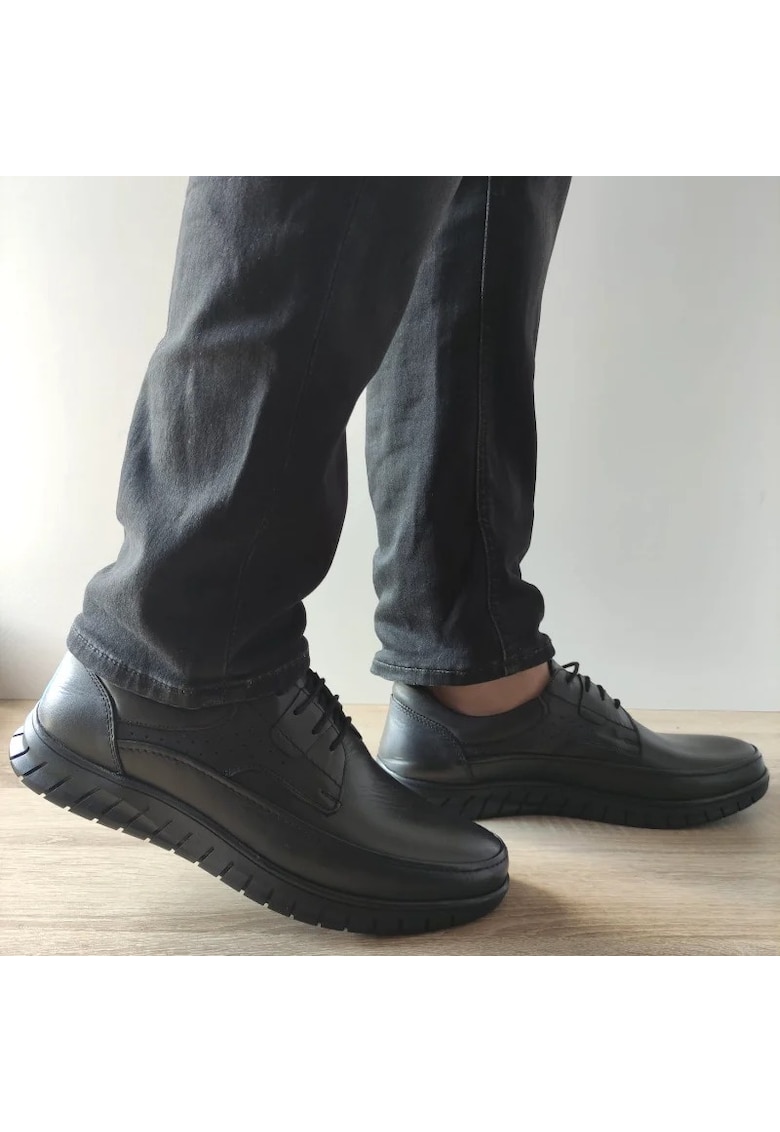 Pantofi Casual Barbati B64-3640 Negri - Black