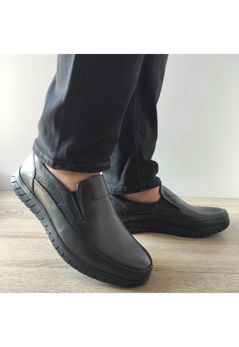 Pantofi Casual Barbati B64-9641 Negri - Black