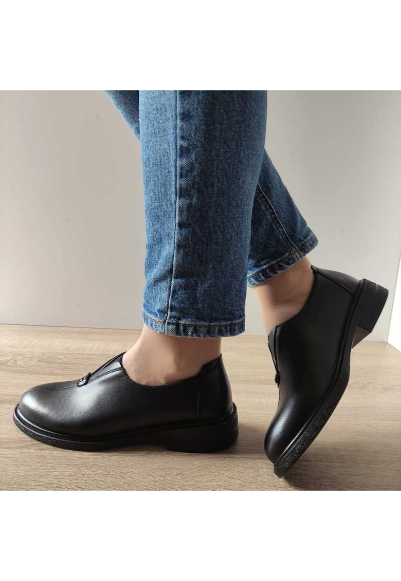 Pantofi Casual Dama 30021T Negri - Black - Negru