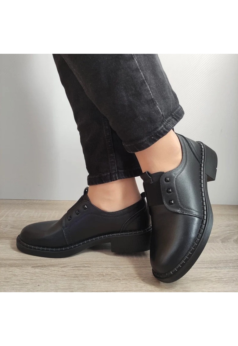 Pantofi Casual Dama 30906T Negri - Black - Negru