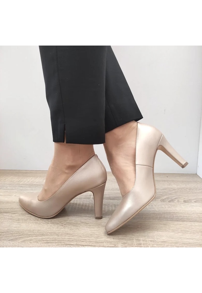 Pantofi Eleganti Dama 5121-24 Bej Sidef - Bej - Nude