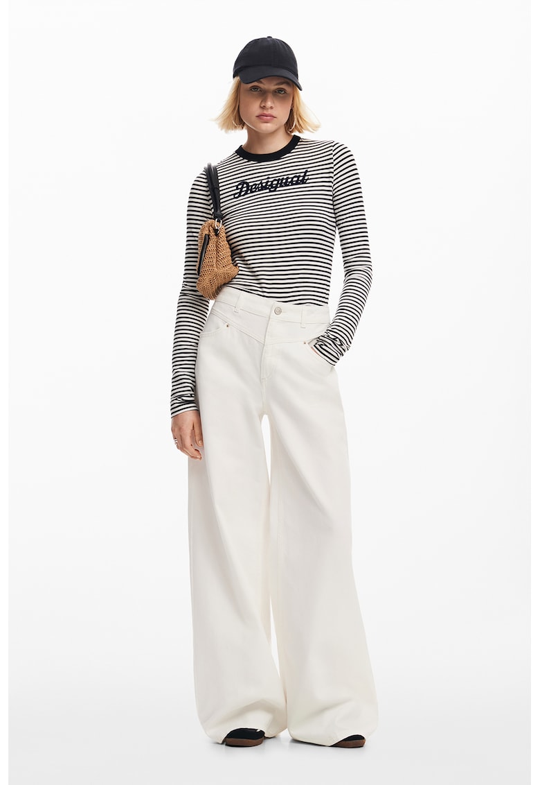 Bluza cu maneci lungi si dungi