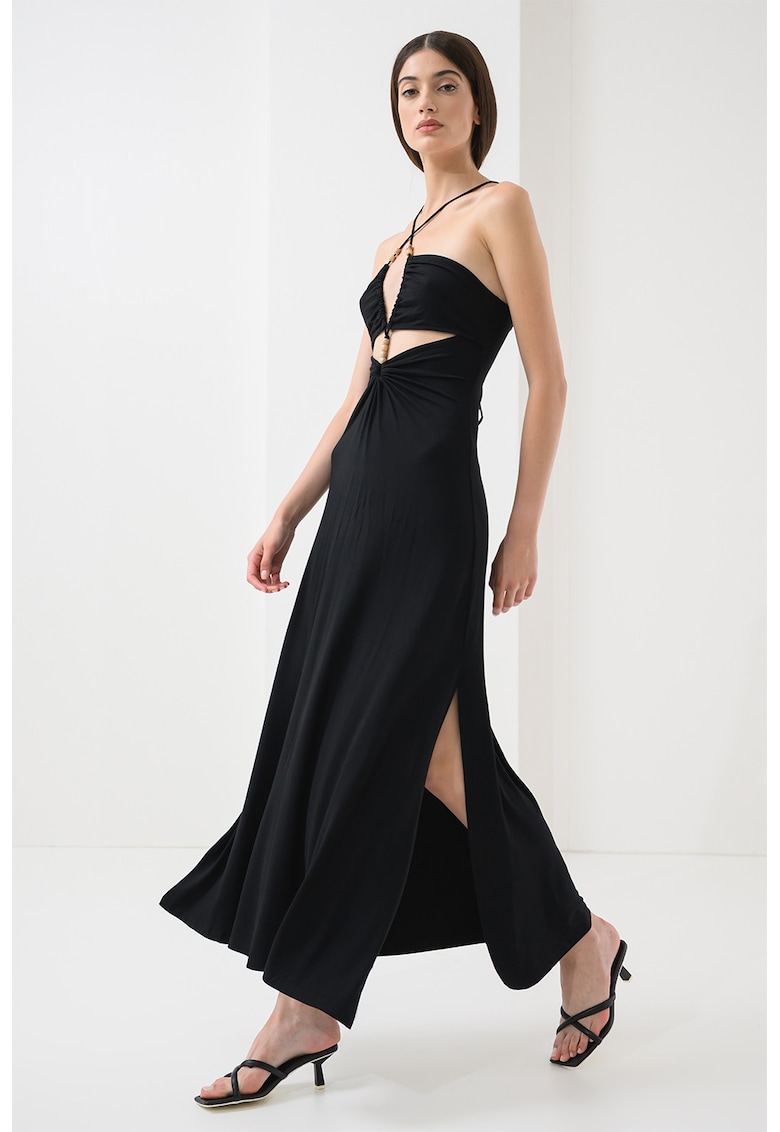 Desigual Rochie midi cu decupaje frontale - Negru