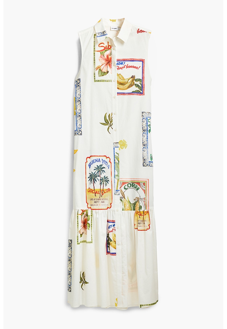 Rochie-camasa cu imprimeu foto