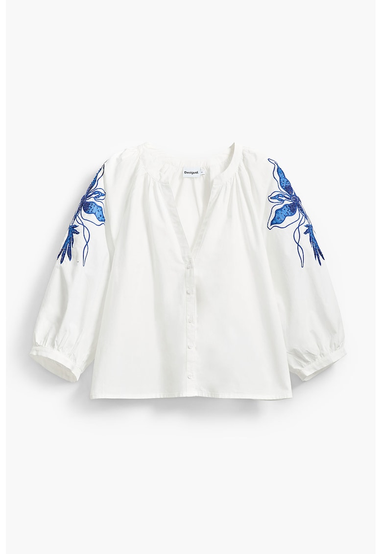 Bluza cu broderie florala