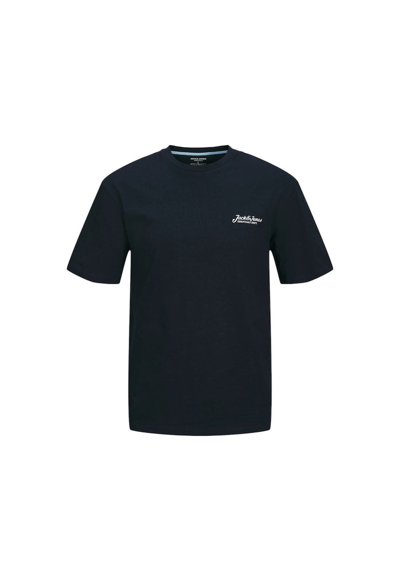 Tricou JACK &JONES Beau Frontprint 39655 - Albastru inchis
