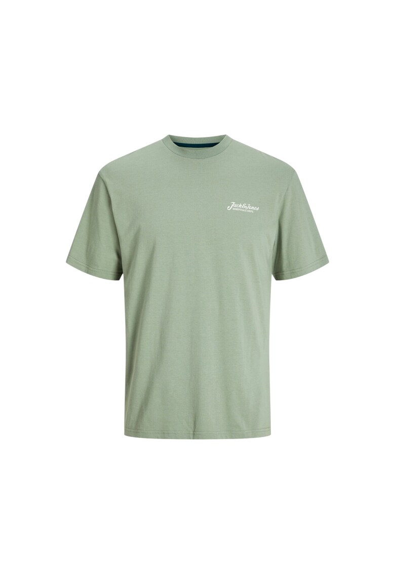 Tricou JACK &JONES Beau Frontprint 39650 - Verde deschis
