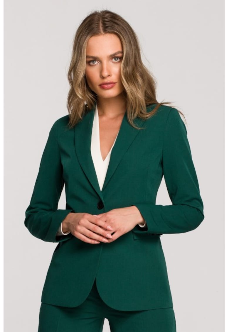 Sacou inchis cu un singur nasture -