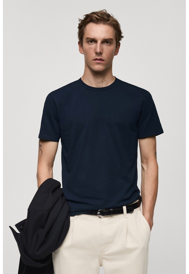 Tricou slim-fit - Bleumarin