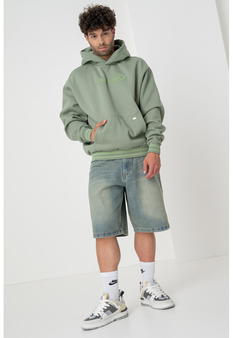 Hanorac de bumbac cu buzunar kangaroo