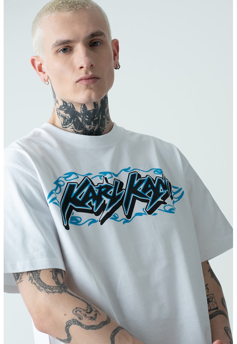 Tricou de bumbac cu imprimeu logo