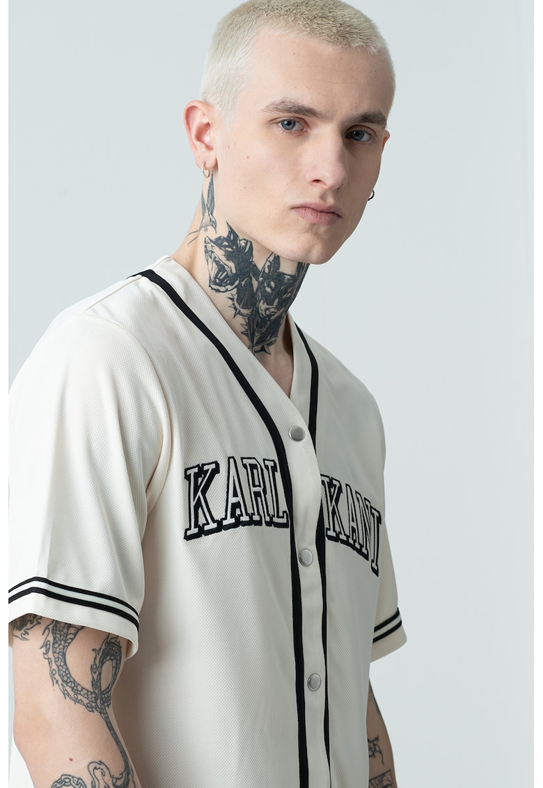 Camasa cu imprimeu si maneci scurte