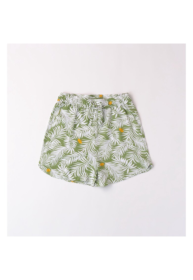 Pantaloni scurti vaporosi cu imprimeu floral pentru fete - 4.8877