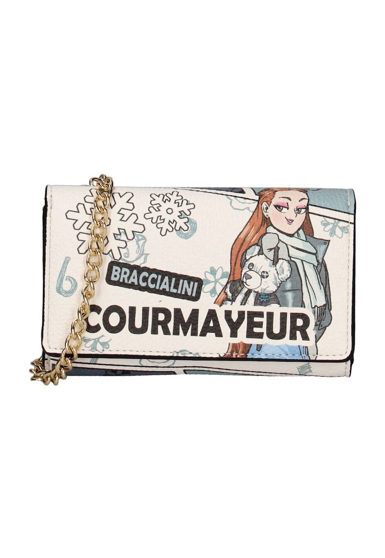 Portofel pliabil cu model grafic