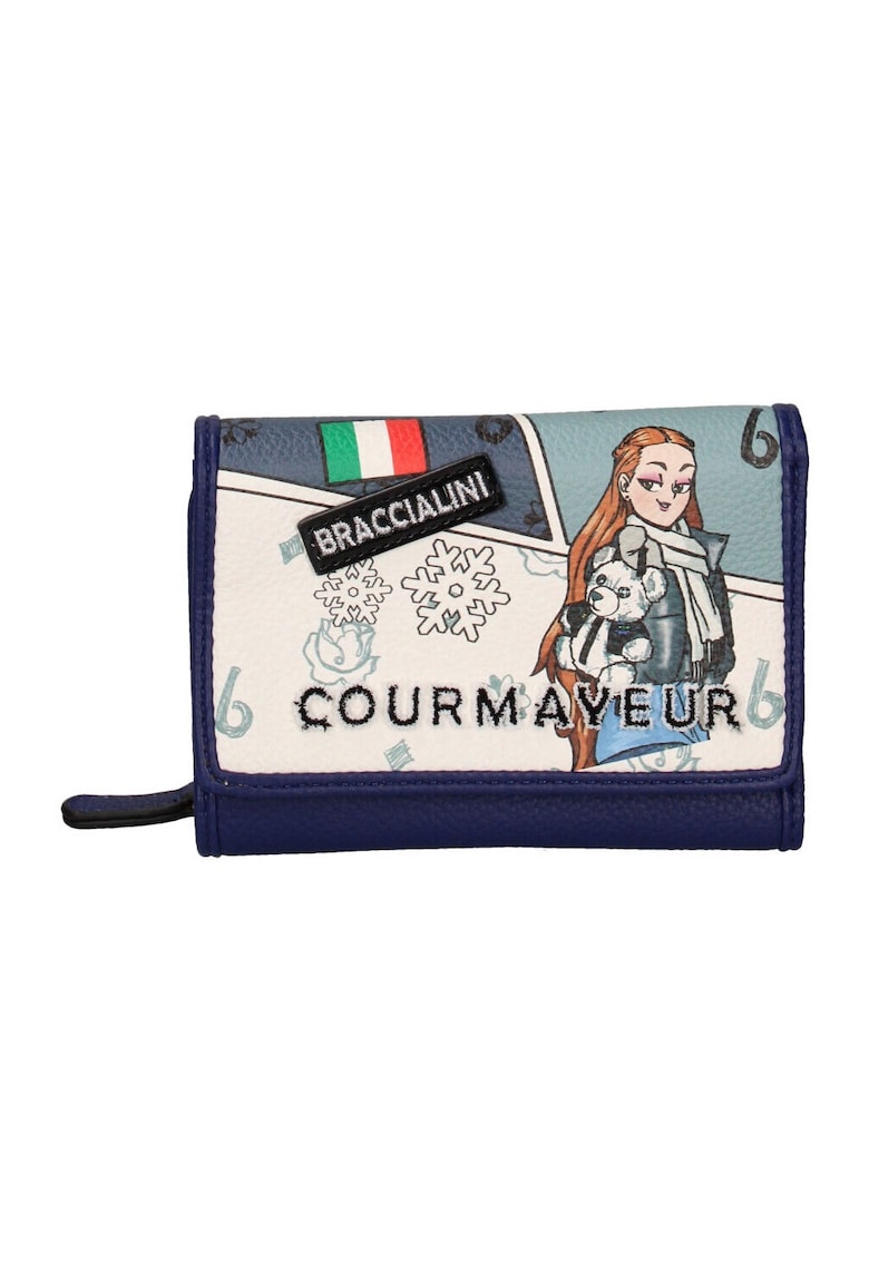 Portofel pliabil cu model grafic