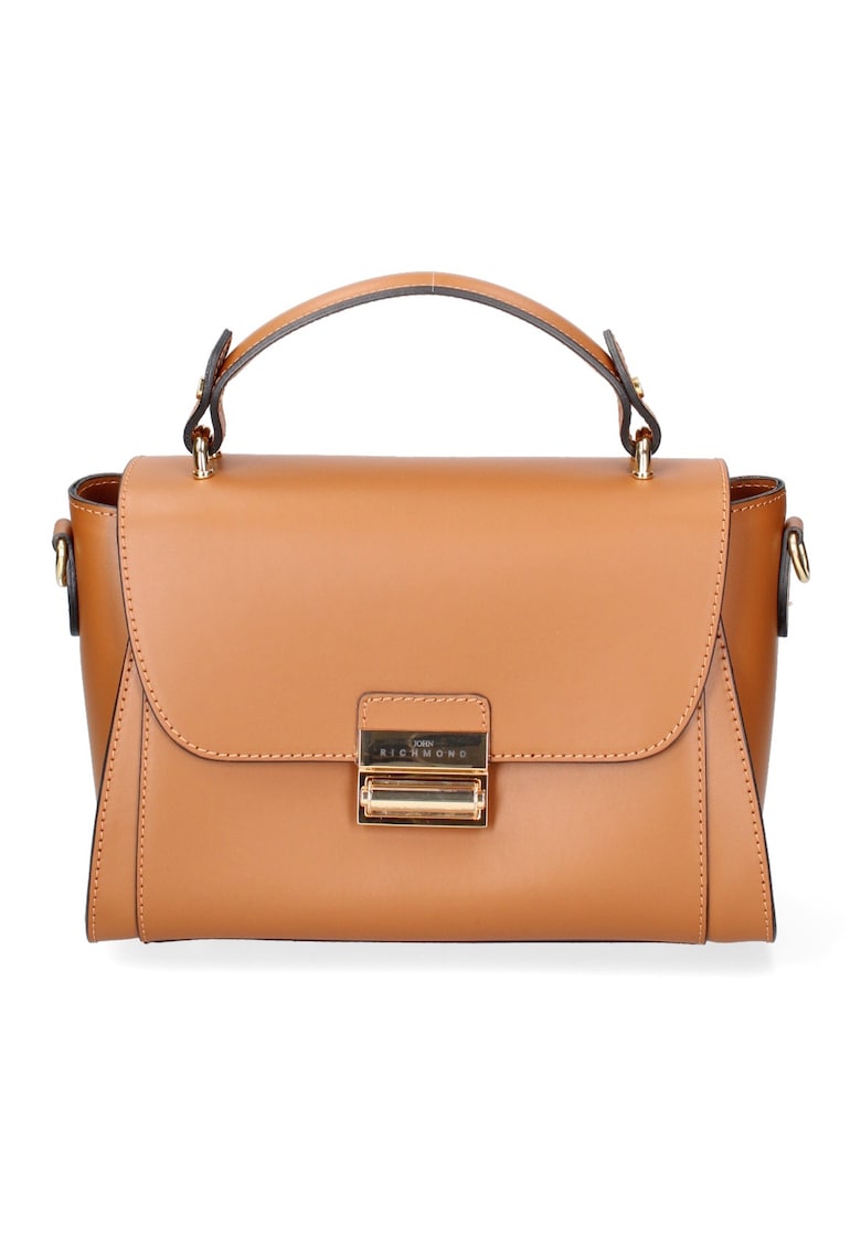 Geanta din piele cu maner