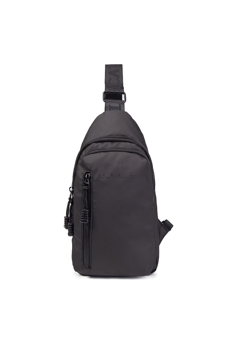 Geanta crossbody din piele ecologica cu buzunar cu fermoar