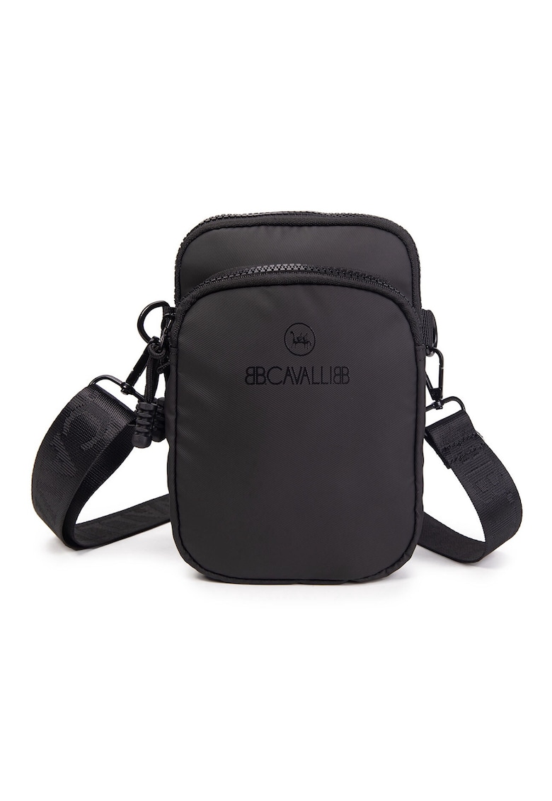 Geanta crossbody unisex cu buzunar cu fermoar