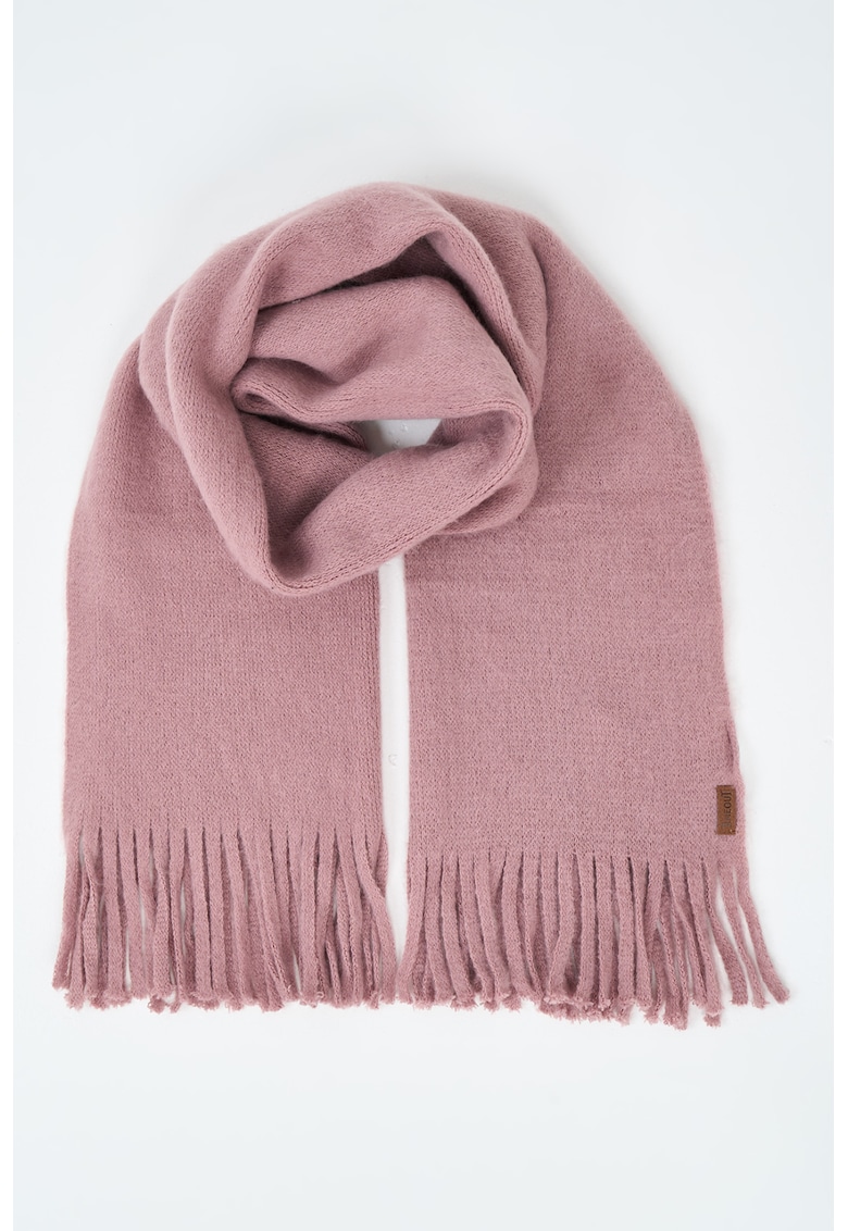 Fular uni cu franjuri