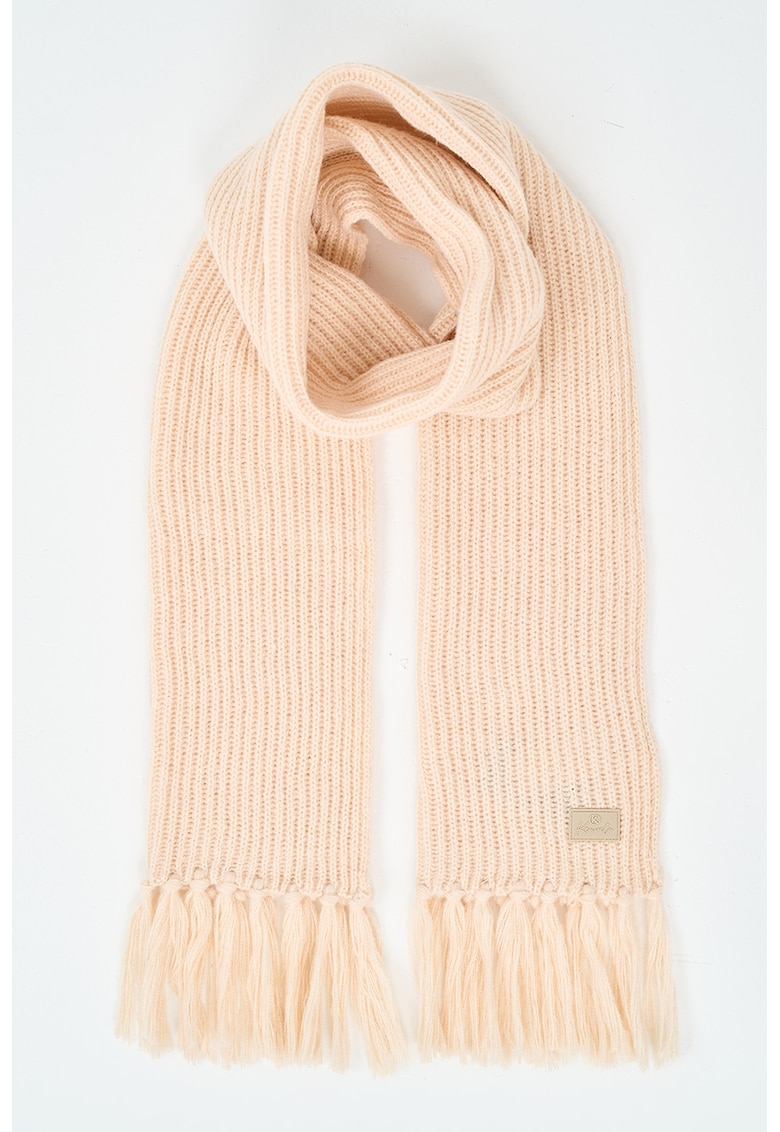 Fular uni cu franjuri