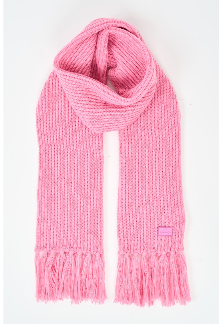 Fular uni cu franjuri