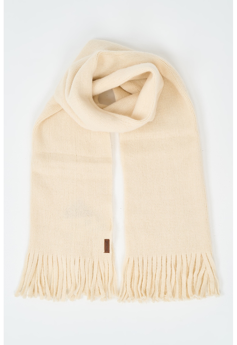 Fular uni cu franjuri