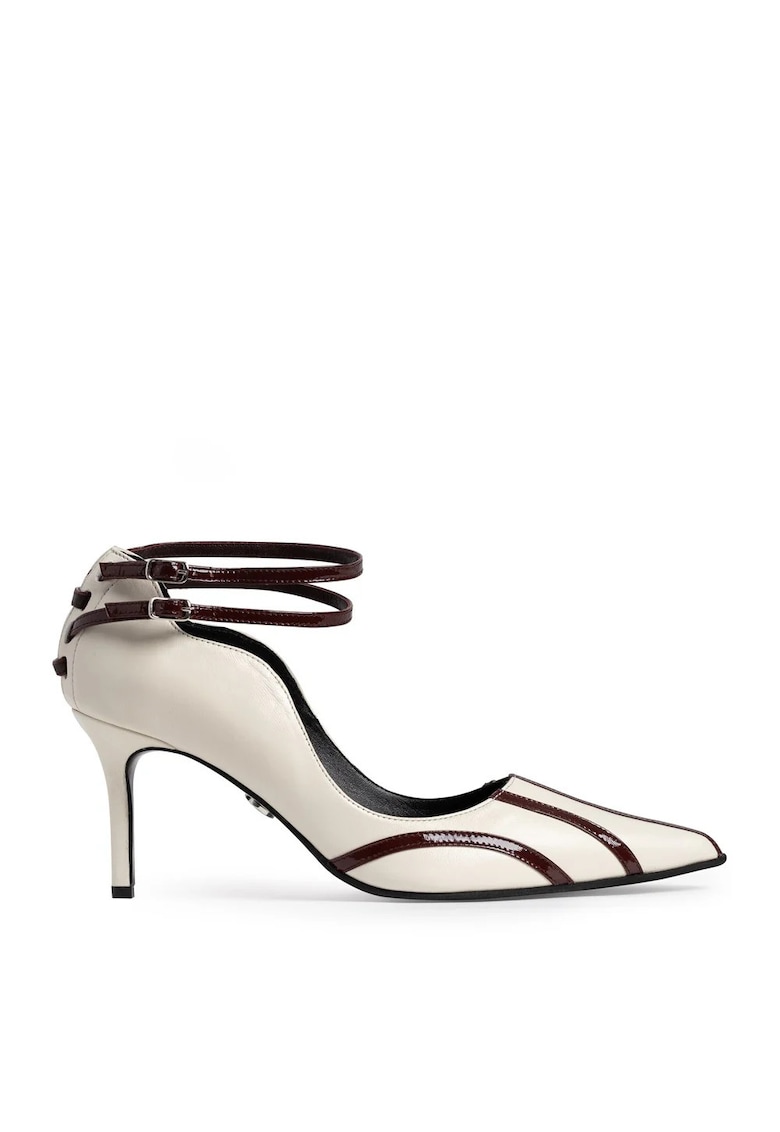 Pantofi dama  model 1527 piele nappa crem Pantofi dama  model 1527 piele nappa crem