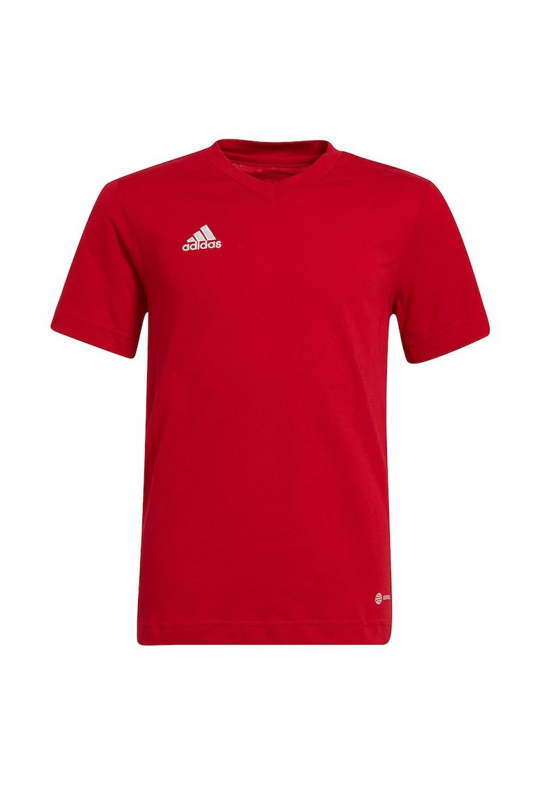 Tricou de bumbac cu logo - pentru fotbal - Rosu