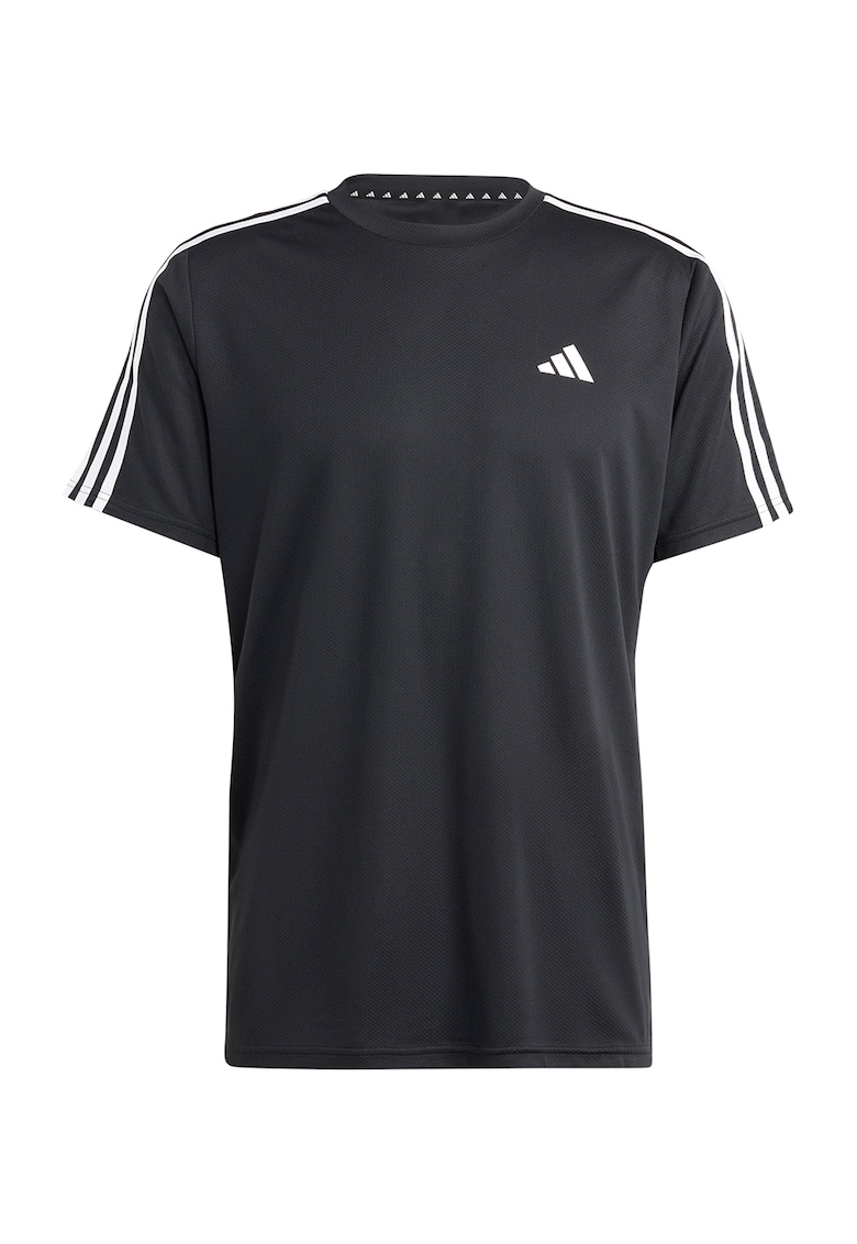 Tricou regular fit cu logo pentru fitness Tricou regular fit cu logo pentru fitness