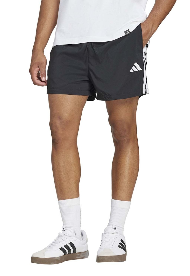 Pantaloni scurti cu snur de ajustare si logo Chelsea - Negru/Alb optic