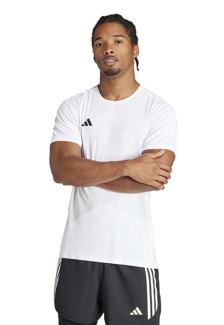 Tricou slim fit pentru alergare Adizero - Alb optic