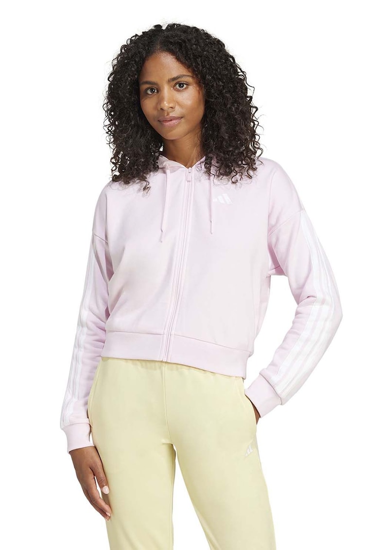 Hanorac cu fermoar si maneci cazute