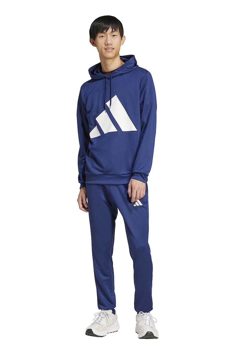 Trening cu imprimeu logo - Albastru inchis/Alb optic