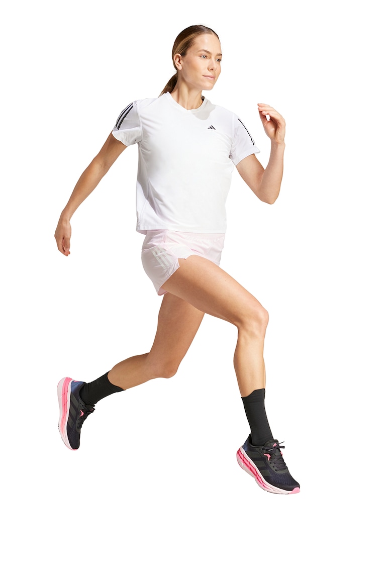 Pantaloni scurti cu logo cu talie inalta - pentru alergare