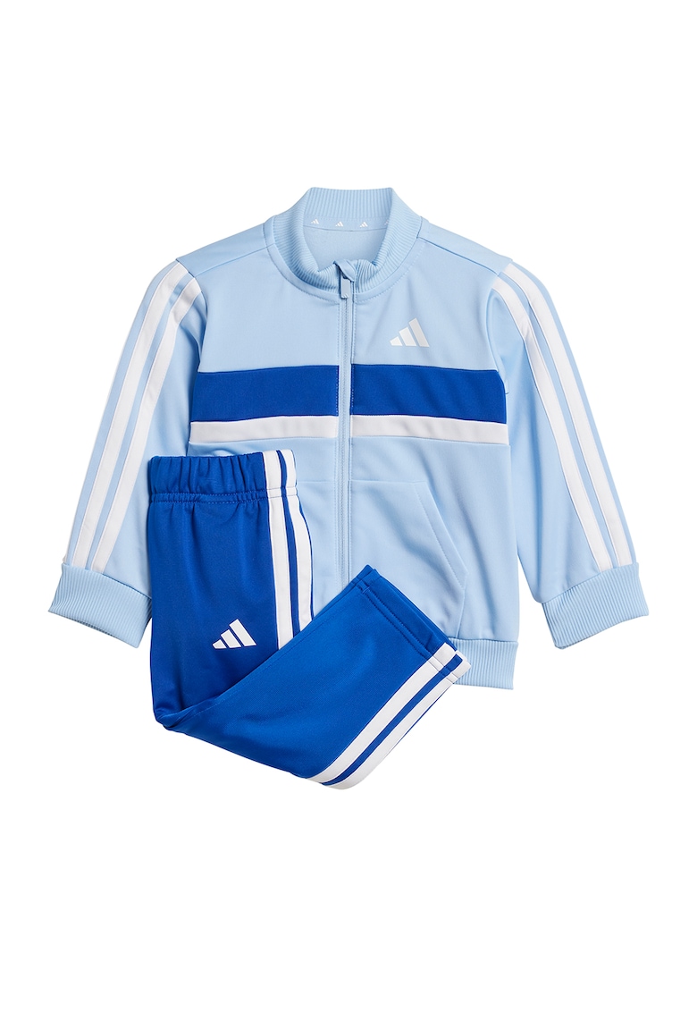 Trening cu fermoar si model colorblock