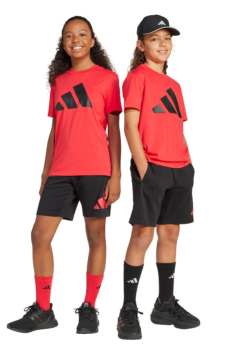 Set de pantaloni scurti si tricou din bumbac - 2 Piese