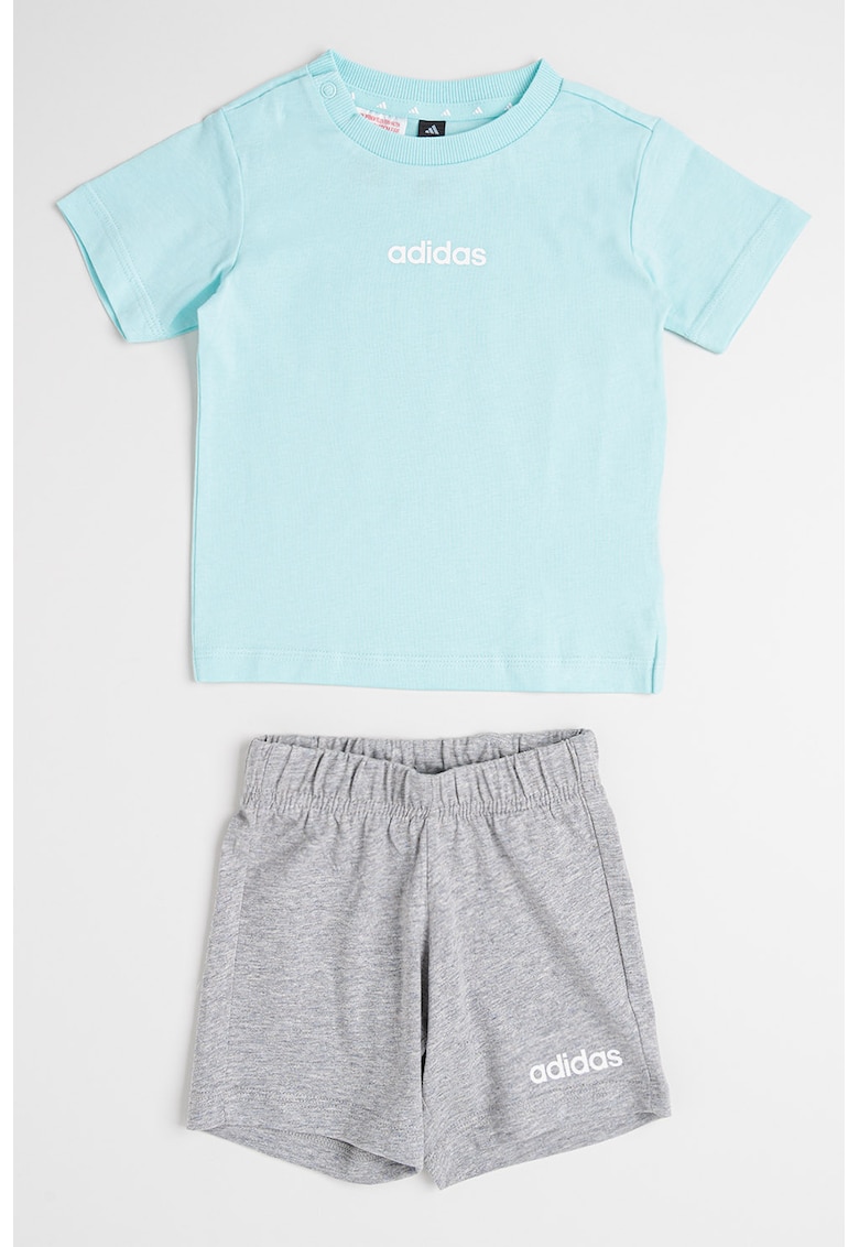 Set de pantaloni scurti si tricou din bumbac - 2 Piese