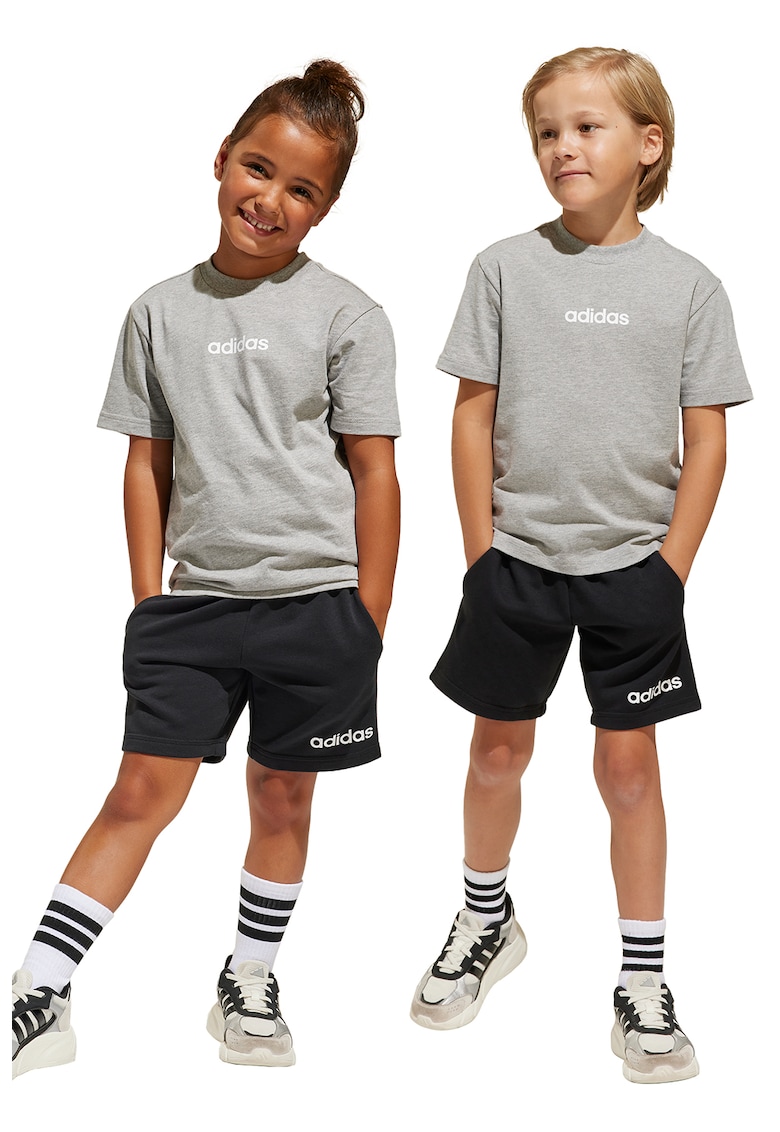 Set de tricou si pantaloni scurti cu detalii logo - 2 Piese Set de tricou si pantaloni scurti cu detalii logo - 2 Piese