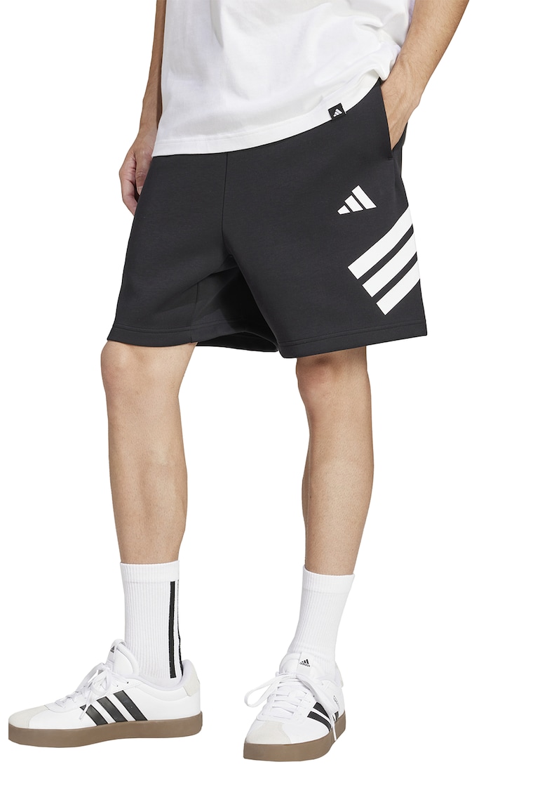 Pantaloni scurti relaxed fit din amestec de bumbac