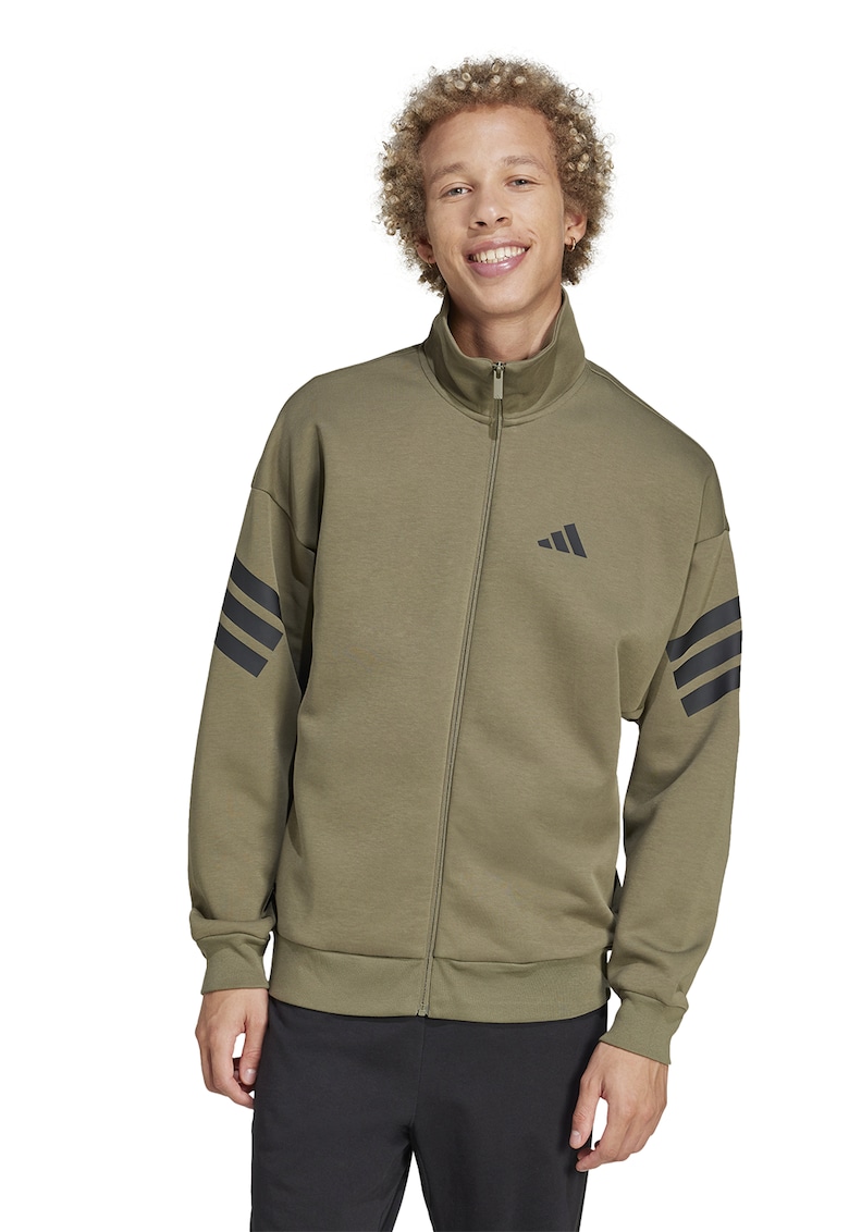 Bluza de trening cu fermoar si buzunare laterale Bluza de trening cu fermoar si buzunare laterale