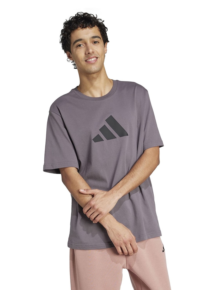 Tricou cu imprimeu logo - Gri inchis