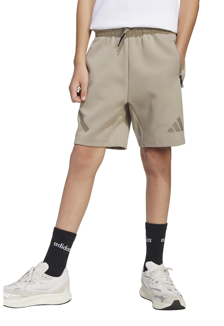 Pantaloni scurti cu snur de ajustare si buzunare laterale