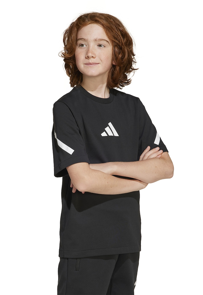 Tricou cu logo pe piept ZNE