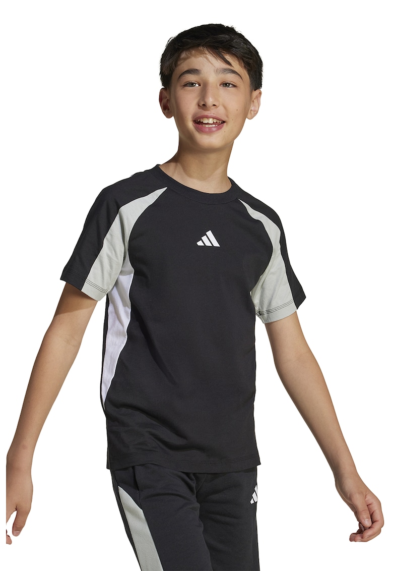 Tricou de bumbac cu maneci raglan